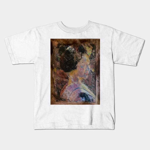 Geisha Kids T-Shirt by Blank Kunst